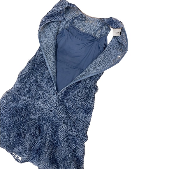 Akris Punto Dress Gingham Applique Tulle Sleeveless size 6 - Picture 12 of 16